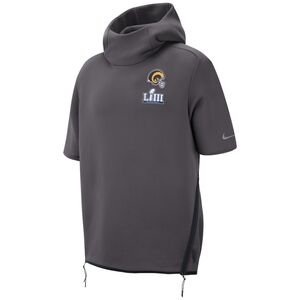 Nike Mens Gray L.A Rams Super Bowl LIII NFL Hoodie Size XL CQ7792082 NWT